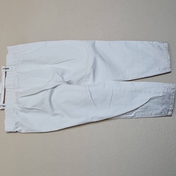 Soft Surroundings White Dazzle Denim Metro legging - Picture 6 of 11
